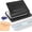 Black, variant on 10 Hole Punch Binding Machine for Planners with 10 Multi-Color Binder Rings, 30 Holes on A4, 20 Holes on A5, 26 Holes on B5, 10 Sheet Capacity (Pale Blue)