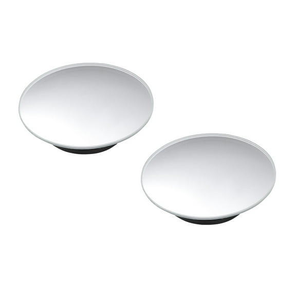 1 Pair Auto 360 Wide Angle Round Convex Mirror Car Vehicle Side Blindspot Mirror Small Round Wide RearView Mirror (A Set Package with Spare Glue and and Cleaning Tool)