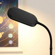 Brightech LitespanSlim 55 in. Black LED Floor Lamp with Adjustable Gooseneck