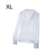 thumbnail image 4 of Qarigey Abrigo Ropa de protección solar Sudadera con capucha Protector solar Chaqueta elástica para exteriores Ropa deportiva Prendas para la parte del cuerpo Blanco SG, 4 of 6