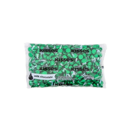 HERSHEYS KISSES Milk Chocolates Green - 66.7oz