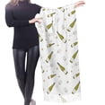 thumbnail image 4 of Shawl Wraps for Women - Cartoon Champagne Print Oversized Fall Winter Fashion Blanket Scarf for Women, 4 of 6