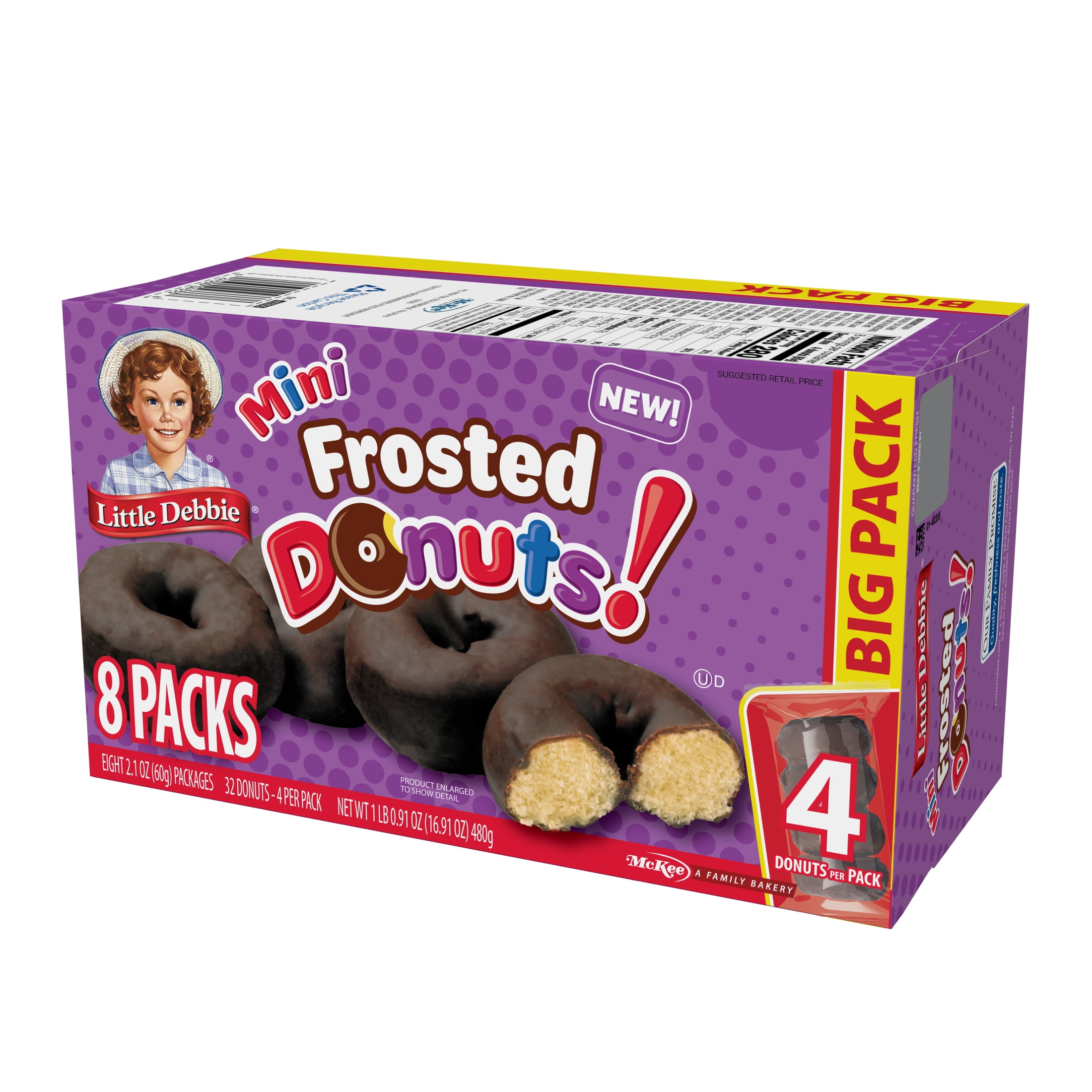Little Debbie Big Pack Frosted Mini Donuts