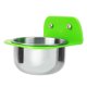 thumbnail image 5 of Tazones De Alimentación De Pájaros De Acero Inoxidable, Tazón De Comida Para Loros Jaula Con Soporte De Abrazadera De Metal Alimento Para Alimento De Agua Tazón Taza De, 5 of 7