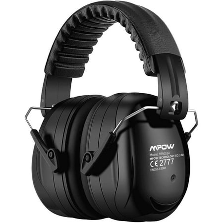 

Mpow Noise Reduction Safety Ear Muffs Hearing Protection Ear Muffs Adjustable Shooting Ear Muffs for Shooting Hunting with Carrying Bag Black