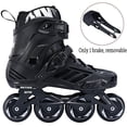 thumbnail image 5 of SKTYEE Patines en línea profesionales para mujeres y hombres, patines de alto rendimiento para adultos, cómodos patines de carreras de velocidad transpirables con forro lavable, principiante, negro (n, 5 of 5