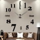 thumbnail image 5 of DIY Montado en la Pared Reloj Moderno Números Únicos Diseño Decorativo, Astilla Adepaton CKCHN8NM6, 5 of 9
