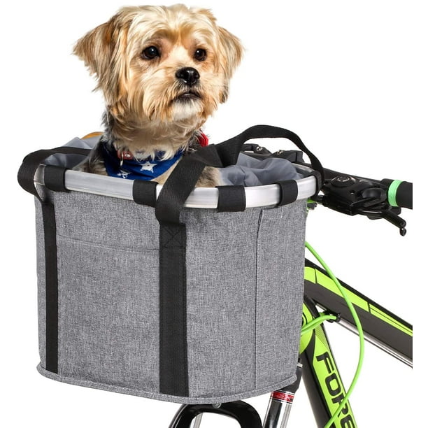 Dog basket sale for bike walmart