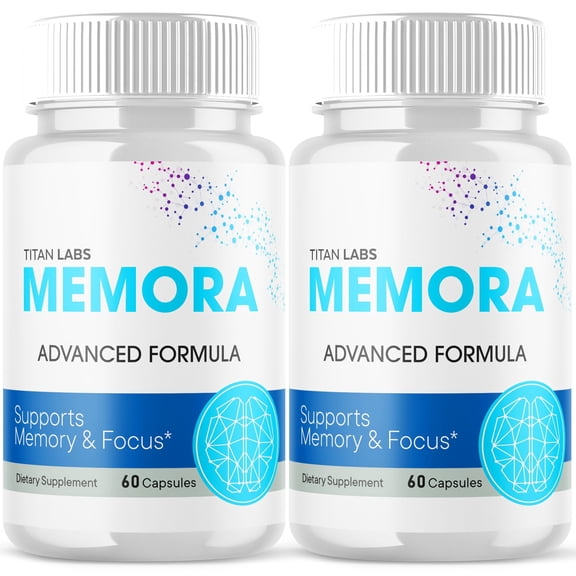 Memora Advanced Brain Support Formula Supplement 120 Capsules