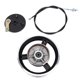 thumbnail image 1 of Scooter de scooter Eléctrico Cabillo de Rueda, Cable de Freno 10x3.0 Rim Wheel Probas de Choques A Prueba de Amortiguadores M12 Mentaje de Montaje Alta Resistencia Para Mini, 1 of 7
