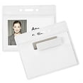 thumbnail image 2 of Office Depot Magnet Badge Holders, 3 1/2in. x 2 3/8in., Clear, Pack Of 4, XS002003, 2 of 2