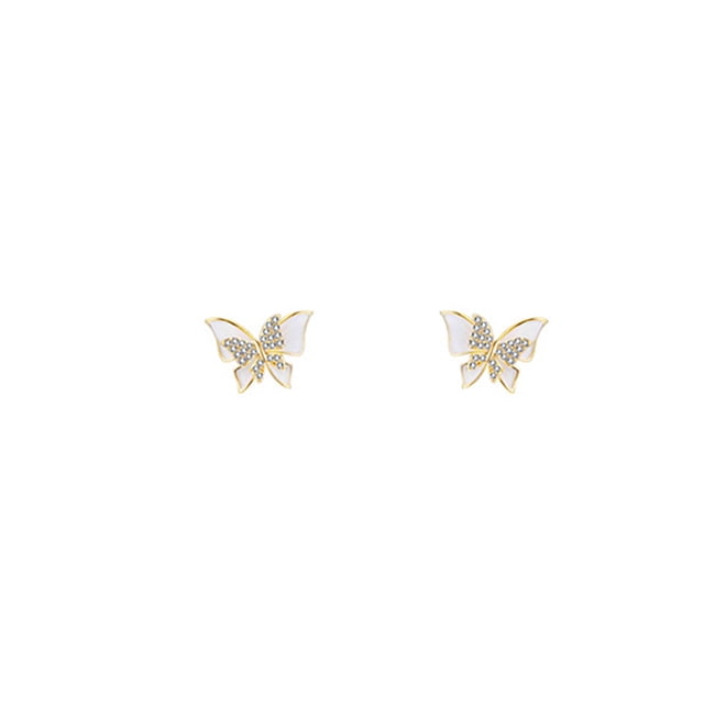 Pendientes con forma de insecto Qarigey para mujer decoración de joyería