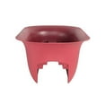 thumbnail image 2 of Modica Rail Planter 24" - Union Red, 2 of 5
