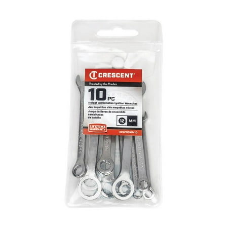 UPC: 0037103327116 | Crescent 12 Point Metric Ignition Wrench Set 10 pc