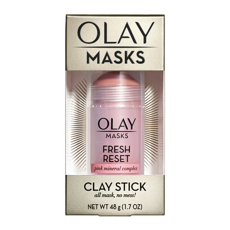 Olay Fresh Reset Pink Mineral Complex Clay Face Mask Stick 1.7 (Best Face Mask For Glowing Skin)