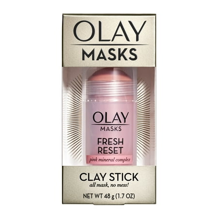 Olay Fresh Reset Pink Mineral Complex Clay Face Mask Stick 1.7 (Best Korean Mask Brand)