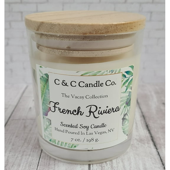 French Riviera Scented Soy Candle
