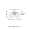 thumbnail image 2 of Capital Lighting 152121-548 Ansley 2 Light 15" Wide Vanity Light - Brass, 2 of 7