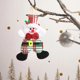 thumbnail image 1 of Xihbxyly Adorno Colgante para Árbol de Navidad, Adorno con Escena Festiva, Diseño de Tela Roja y Verde, Fácil de Colgar con Cuerda, para Uso Interior y Exterior, Decoración Navideña para Hogares y Of, 1 of 6