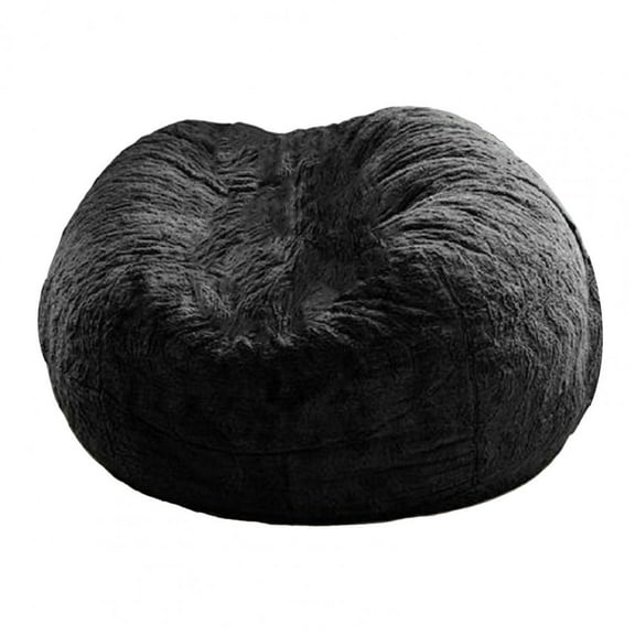 ins Kid Adult Sofa Bean Bag Giant Sofa Cover Soft Fluffy Fur Bean Bag Bed Recliner Cushion Cover Oversized Bean Bag Chair Cover