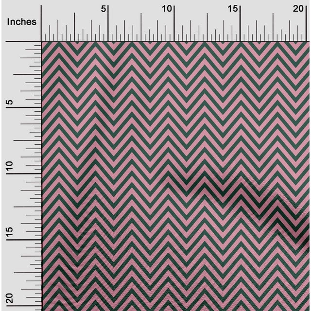 oneOone Cotton Flex Fabric Chevron Geometric Print Sewing Fabric BTY 40 Inch Wide