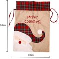 thumbnail image 7 of 2 Pcs Large Christmas Drawstring Gift Bag Santa Bag Christmas Sacks for Presents Red Velvet Christmas Gift Bag for Xmas Party Supplies Holiday Wrapping, 22 x 16 Inch, 7 of 7