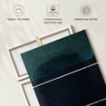 thumbnail image 6 of Elephant Stock Remembering Rothko Ii Wall Art - Vertical Multi Panel Canvas - Living Room Wall Decor - Abstract Multi Panel - Blue And Teal Decor By Rob Delamater - 42" x 65", 6 of 8