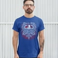 thumbnail image 3 of Tee Hunt Live to Ride T-shirt Custom Motorcycles MC Biker Gang Rider Eagle Men's Tee, Blue, Medium, 3 of 5