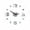 Silver, variant on 3D DIY Roman Number Acrylic Mirror Wall Sticker Clock, 40cm Diameter Silent Movement, Removable Non-Fading, DIY Size Shape, Fits Most Smooth Surfaces for Home Decor