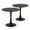 Black, variant on 32" Round Wood Dining Table, Mid Century Modern Tulip Table for Living Room Kitchen, White