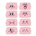 thumbnail image 4 of Gran oferta, figura de Kirby de juego, dibujos animados Kawaii, rebote lento, Squishy PU, juguete descomprimido, colección de muñecos de corazón para niñas, regalo para niños y amigos, 4 of 4