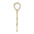 thumbnail image 2 of Diamond2Deal 14K Pendentif Initiale Lettre E en Or Jaune pour Femmes, 2 of 6