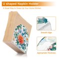 thumbnail image 4 of Table Napkin Holder, One Sizex2 Kitchen Napkin Holder Acrylic Napkin Holder Restaurant Napkin Holder Chrysanthemums Maroon, 4 of 9