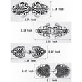 thumbnail image 5 of 8Pcs Vintage Sweater Shawl Clips, Elegant Cardigan Clasp, Antique Flowers Pattern Metal Buckle Pin, Suitable for Daily Wear, Prom, Birthday Party, 5 of 8