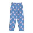 thumbnail image 5 of Xecao Cute Poodle Dog Women's Straight Lounge Pajama Pants: The Epitome of Relaxed Sleepwear, 5 of 9