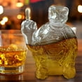 thumbnail image 4 of Unique Turtle Shaped Whiskey Glass Bottle For Liquor Storage And Elegant Home Bar, 4 of 7