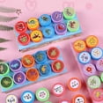 thumbnail image 1 of Children Toy Stamps Cartoon Animals Fruits Traffic Cute Kids Seal For Scrapbooking Stamper DIY Cartoon Stamper Toys heqiyong LED, 1 of 2