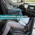 thumbnail image 4 of Memory Foam Seat Cushion,Office Chair Cushion with Lumbar Support for Back Pressure Relief, Car Seat Cushion with Adjustable Strap,Sciatica Pad Cushions for Car,Truck, Desk,Gaming Chair, 4 of 13