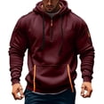 thumbnail image 2 of YATELLE Tactical Hoodies for Men Quarter Zip Pullover Men Vintage Workout Hoodies with Pockets Military Tactical Sweatshirt, 2 of 5