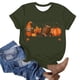 thumbnail image 2 of Camisetas de Manga Corta para las Mujeres, Lindo Pollo Granja Impresión Camiseta, Casual Mamá Tee Blusa Ligera, 2 of 3