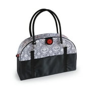 2 Red Hens Coop Carry-All Diaper Bag - Grey Damask