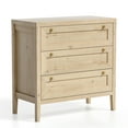 thumbnail image 3 of Joyyskill 3 Drawer Dresser, Modern Chest of Drawers Storage Cabinet, Wood Nightstand End Table, Light Oak, 3 of 8