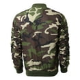 thumbnail image 3 of Ma Croix Mens Ruched Bomber Jacket Lightweight Waterproof Nylon Windbreaker, 3 of 5