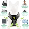 thumbnail image 3 of Arnés para perros EcoBark Step-in reflectante ajustable gris XL, 3 of 8