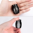 thumbnail image 3 of 3*4 cm Small Cremation Keepsake Urn for Human Ashes Miniature Memorial Urn for Memorial Aunt - Black, 3 of 4