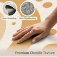 thumbnail image 3 of ODIKA 3'x5' Gold Abstract Geometric Curves Circles Washable Accent Rug Contemporary Shapes Retro Mid Century Pet Friendly, Non-Shedding Mat for Bedside, Nursery Room, 3 of 4