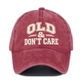 thumbnail image 2 of Washed Baseball Cap With Printed Design For Outdoor Sports And Daily Use For Versatile Everyday Wear, 2 of 3