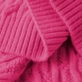 thumbnail image 7 of Mercatoo Cable Knit Turtleneck Sweater for Girls Long Sleeve Comfy Solid Pullover Shirt Kids Fall Winter Warm Soft Tops, 7 of 7