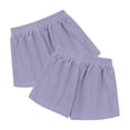 thumbnail image 5 of Xugsiok 2Pc Athletic Shorts for Women V Waist Summer Solid Color Soft Cropped Shorts Casual Workout Athletic Lightweight Loose Shorts for Running Yoga Gym Workout, 5 of 9