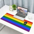 thumbnail image 5 of Large Mouse Pad LGBT Rainbow Flag Extended Gaming Mouse Pad with Stitched Edges Laptop Computer Keyboard Mouse Mat Desk Pad for Work Game Office Home, 5 of 5